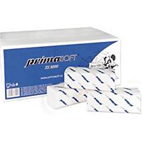 Primasoft 040109 Papierhandtücher mit ZZ-Falz, weiß, 20 x 150 Tücher