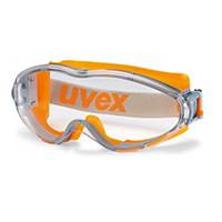 Uvex Ultrasonic Safety Goggles Clear Orange Frame 9302-245