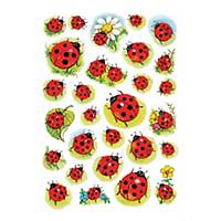 Reward stickers ladybugs - 10 packs of  3 sheets