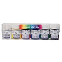 Talens poster paint extra fine assorted colours - pack of 6