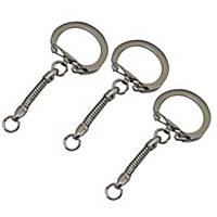 Keychain silver - pack of 10