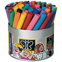 Bruynzeel Triple felt pens assorted colours  - pack of 60