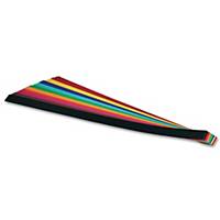 Braid strips 2 x 50 cm 130 g assortment colors - pack of 200