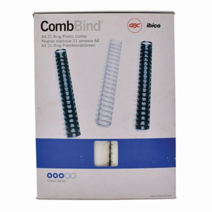 up to 300 Sheets Plastic Binding Combs 32mm Diameter Pack of 50 / Blue