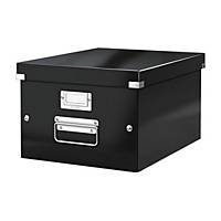 Ablagebox, LEITZ WOW 6044, A4, 281x200x370mm, PP laminierte Hartpappe, schwarz