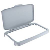 Durable DURABIN® 60 Litre - Food & Freezer Safe Hinged Plastic Lid - Grey