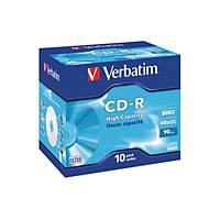 VERBATIM CD-R Jewel 90MIN/800MB 43428 48x, emballage de 10 Pcs