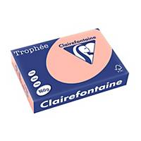 Clairefontaine Trophée 1049C gekleurd A4 papier, 160 g, perzik, per 250 vel