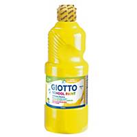 Guache líquido lavável GIOTTO 500ml amarelo