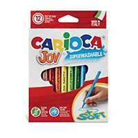 Caixa de 12 marcadores CARIOCA joy cores sortidas