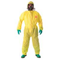 MICROGARD 3000 COVERALL CHEMICAL PROTECTION LARGE YELLOW