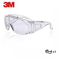 3M 1611 Visitor Overspectacles - Clear Frame Clear Lens