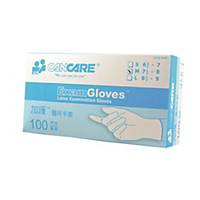 Cancare Latex Examination Gloves M - Box of 100