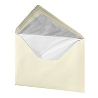 Enveloppes avec doublure en soie C6, Artoz 1001, 162 x 114mm, blanc, 100 pièces