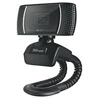 Webcam Trust Trino HD avec micro intégré, noire