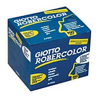 /**Caja de 100 tizas Giotto Robercolor - azul
