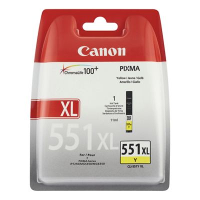 Tintenpatrone Canon CLI-551XLY, 685 Seiten, yellow