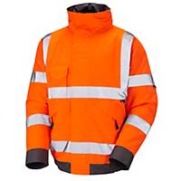 Chivenor EN ISO 20471 Cl 3 High Visibility Bomber Jacket Orange Small