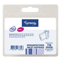 Lyreco compatibele inkjet cartridge Epson T180340 magenta [3,3 ml]