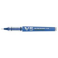 Pilot V5 Hi-Tecpoint roller with cartridge system 0.5 mm, blue, per piece