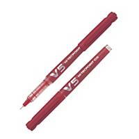 PILOT Begreen V5 HI-TECPOINT Needle Point Pen 0.5mm Red