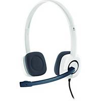Headset Logitech H150, kabelgebunden, weiss