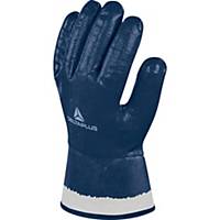 Delta Plus NI175 Coated Gloves, Size 9, Blue, 12 Pairs