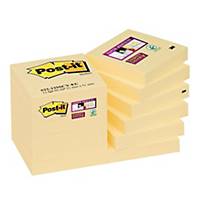 Karteczki samoprzylepne Post-it® Super Sticky, Żółte, 48x48mm, 12x90k