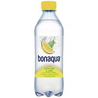 Bonaqua® kivennäisvesi sitruuna-lime 0,5L, 1 kpl=24 pulloa