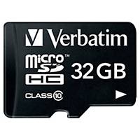 Verbatim micro Secure Digital (SD) memory card class10 speed - 32GB