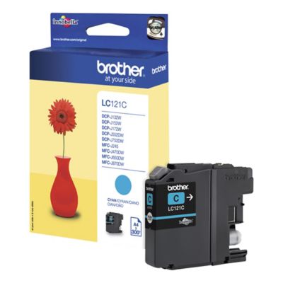 BROTHER LC121C INKJET CARTRIDGE CYAN