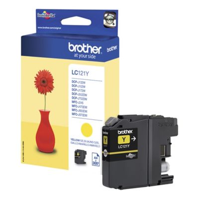 BROTHER LC121Y INKJET CARTRIDGE YELLOW