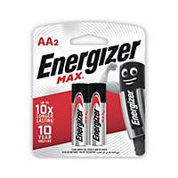 ENERGIZER Max E91 AA Alkaline Batteries Pack Of 2