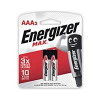 ENERGIZER Max E92 AAA Alkaline Batt Pack Of 2