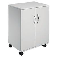 Durable Multi-Function Trolley with Closing Doors - Grey