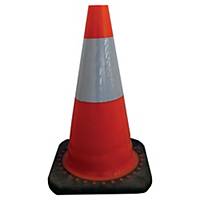 VISO CONE CLASS 2 WITH RUBBER BASE 50CM
