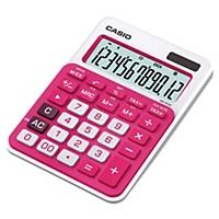 Casio MS-20NC desk calculator compact red pink - 12 digits