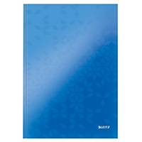 Leitz WOW Geschäftsbuch, A4, liniert 7 mm, blau, 80 Blatt