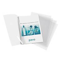 Pavo Einbanddeckel 8048601, A4, PET, transparent, 100 Stück
