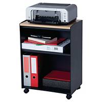 PAPERFLOW COPIER AND FAX STAND BLACK 720 X 514 X 330MM