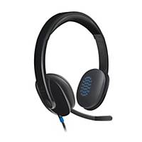 LOGITECH H540 HEADSET USB STEREO WITH HIGH-DEFINITION SOUND AND ON-EAR CONTROL