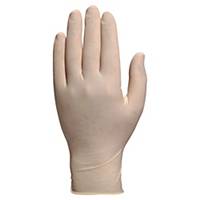 Delta Plus Veniclean 1340 latex disposable gloves - size 6/7 - box of 100