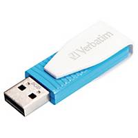 MEMORIA USB VERBATIM SWIVEL 2.0 8 GB AZZURRO