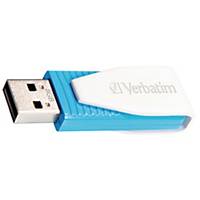 Verbatim Swivel 2.0 USB-stick, 8 GB, blauw
