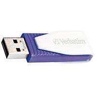 Verbatim Swivel 2.0 USB-stick, 64 GB, paars