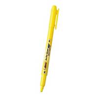 BIC BRITE LINER TWIN TIP HIGHLIGHTER YELLOW
