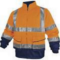 Deltaplus Panostyle PHVE2 Hi-Vis Jacket, Size L, Orange