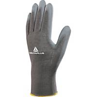 Deltaplus VE702PG Multi-Purpose PU Gloves - Grey, Size 7 (Pair)