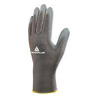 Deltaplus VE702PG Multi-Purpose PU Grey Gloves Size 8 (Pair)