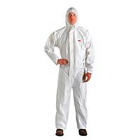 3M 4510 COVERALL CHEMICAL PROTECTION EXTRA LARGE WHITE